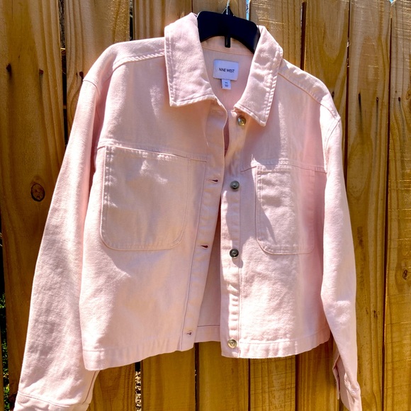 NINE WEST Pink Jean Jacket - Picture 2 of 3